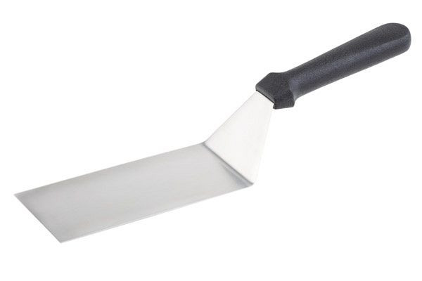 Spatule APS, 20 x 7,5 cm, longueur 33 cm, lame flexible en inox, manche en polypropylène antidérapant, noire, 88941