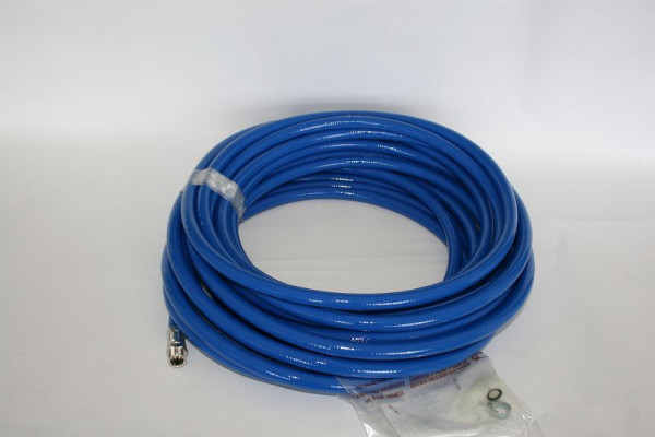 ELMAG Tuyau PU 10x15 mm / 15 m, complet avec raccord mâle 3/8' et raccord pour EUROREEL AIR OPEN 15 S, 9402291