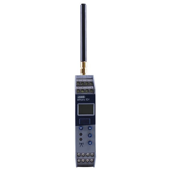 Récepteur radio JUMO, bande ISM 868,4 MHz, AC 110 à 240V, RS-485, 4x analogique, 00543004
