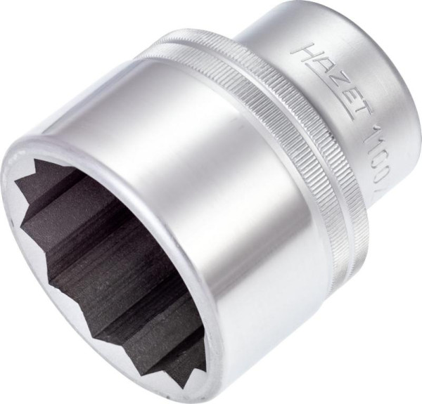 Embout pour clé à douille Hazet, double hexagonal, carré creux 25 mm (1 pouce), profil extérieur double hexagonal, 50 mm, 1100Z-50