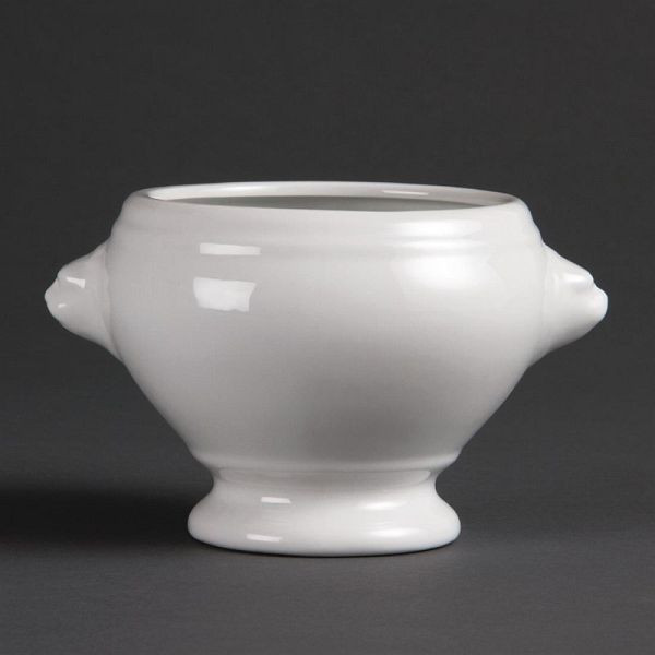 Bols à soupe OLYMPIA Whiteware tête de lion 47.5cl, UE: 6 pièces, W442