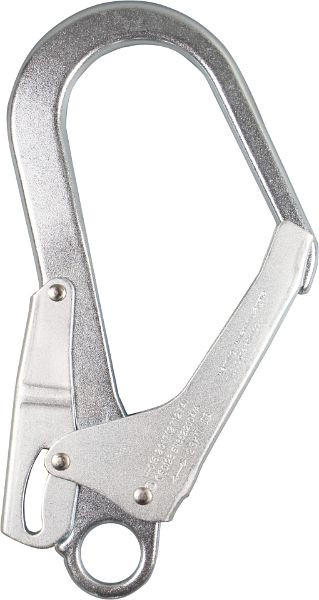 Mousqueton Skylotec à commande à une main FS 90 ST, acier, avec oeil, 23 kN, H-016