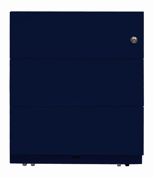 Bisley Rollcontainer Note ™, 3 tiroirs universels, bleu oxford, NWA59M7SSS639