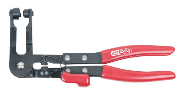 Pince pour colliers de serrage KS Tools, coudée, 115.1198