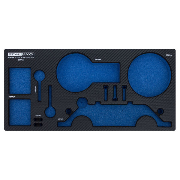 Insert en mousse Stahlmaxx 1/3 comme Opel pour code moteur 194A1000, B207 et autres, XXL-999133S