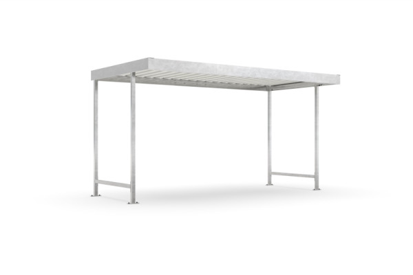 Toiture WSM Leipzig L14 galvanisée en kit, 102000132