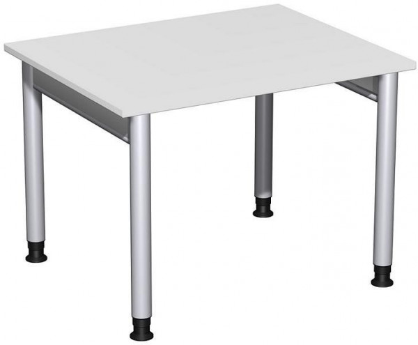 Bureau geramöbel réglable en hauteur, 1000x800x680-820, gris clair/argent, N-657144-LS