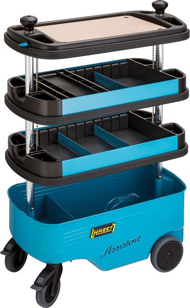 Assistant chariot d'atelier HAZET, poids net (kg) : 27,6 kg, hauteur : 1102 mm, 166C