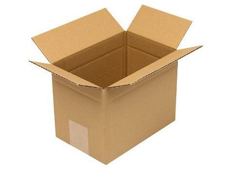 Boîte pliante en carton ondulé TransPak 1 paroi, dimensions intérieures 200 x 130 x 150 mm, qualité 1.10B, paquet de 50, 299214