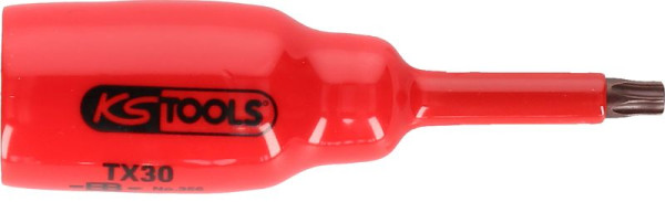 KS Tools Douille embout 1/2" avec isolation de protection pour vis Torx, T20, courte, 117.2434