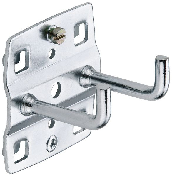 Porte-outils Kraftwerk double, crochet vertical 35 mm, 145112035