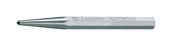 Poinçon central en carbure GEDORE, octogonal, avec pointe en carbure, 120 mm, 8721720