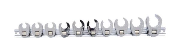 KS Tools Jeu de clés à douilles 3/8", 12 pans, 10 pièces 10-22 mm, 913.3900