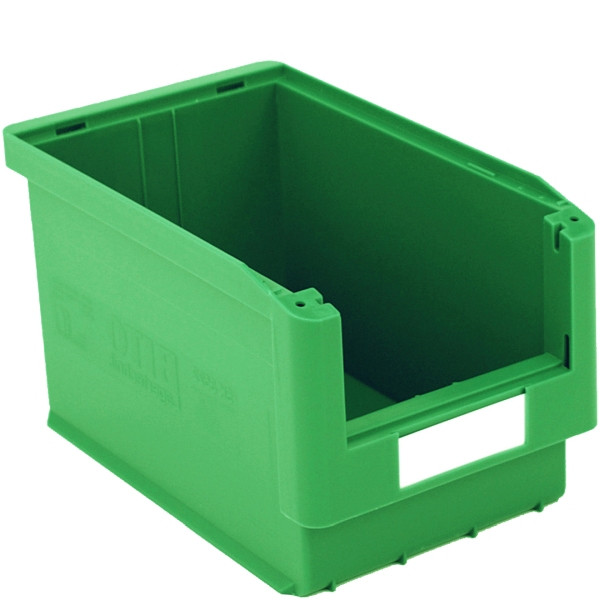 BITO bac de rangement SK Set /SK3522 350x210x200 vert, avec étiquette, 10 pièces, C0230-0015