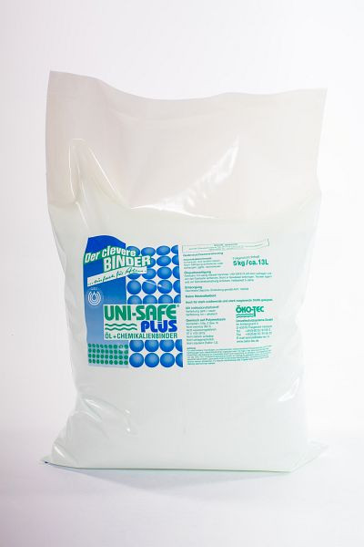 Ökotec UNI-SAFE Plus, liant huileux et chimique, sac PE, PU : 12 sacs de 5 kg chacun, N1005