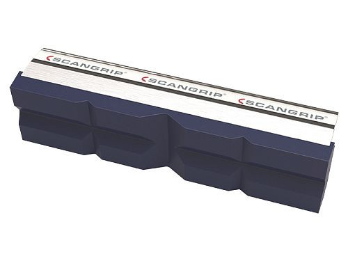 Bedrunka+Hirth Mors de protection cannelés, Magnetfix PUP pour largeur de mors 150 mm, 03.06.5150