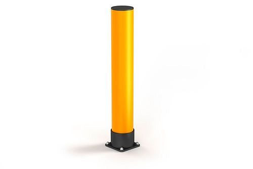Borne de protection contre les chocs Ampere en plastique, hauteur 900 mm, jaune, 304902