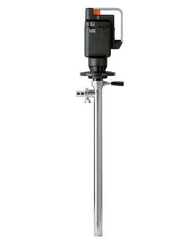Pompe vide-fût électrique DENIOS pour aliments, profondeur d'immersion 1000 mm, vidange complète, ATEX, 243-256