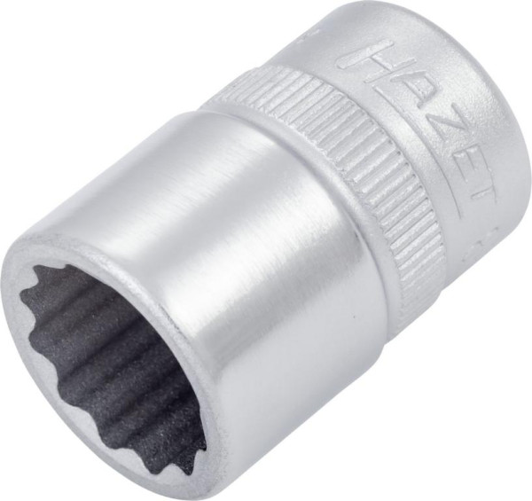 Douille Hazet, Bi-Hex, Carré creux 10 mm (3/8"), Profil de traction double hexagonal extérieur, 1/2", 880AZ-1/2
