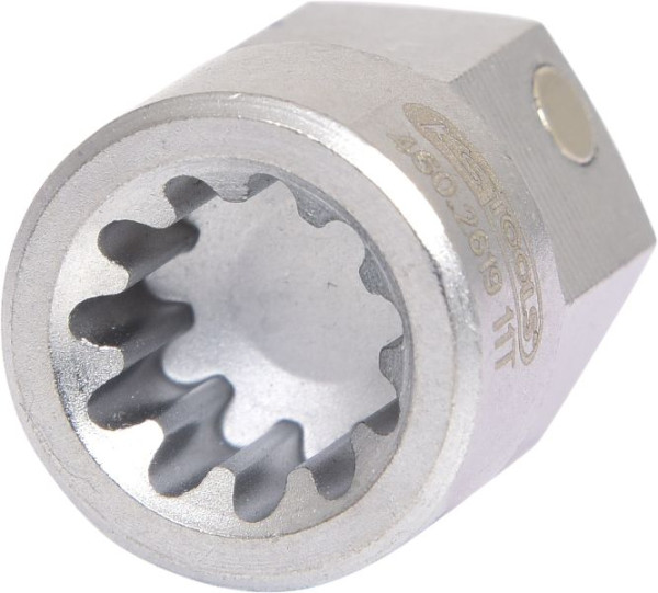 KS Tools insert spécial multi-dents M9 avec aimant, pour selles SAF et Knorr, 460.2619