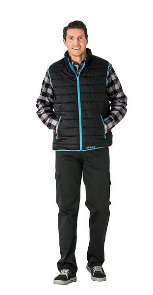 Gilet Planam Outdoor Lizard, noir/bleu, taille S, 3698044