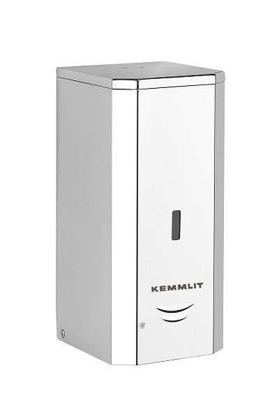 Distributeur de savon et de désinfectant KEMMLIT Basic, capteur, acier inoxydable, brillant, 205.936