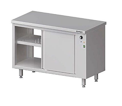 Armoire chauffante Stalgast avec portes coulissantes 1000x700x850 mm sans dosseret, VWS10700