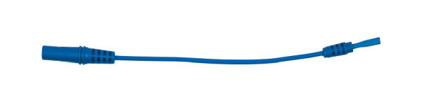 KS Tools Prise d'entrée 4,0 mm vers prise adaptateur de test 2,5 mm plate (bleu), 150.0962