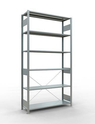 Étagère Schulte, champ de base, 6 niveaux de rangement, traverse, charge du compartiment 150 kg, 1360 x 436 x 2500 mm, 278713