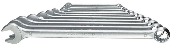 Jeu de clés mixtes GEDORE, extra longues, 12 pièces, 6095950