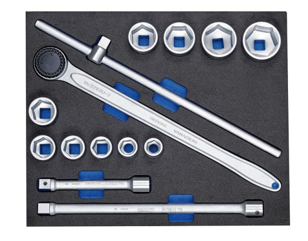 Insert d'outil de contrôle GEDORE avec assortiment, jeu de clés mixtes, 2752727