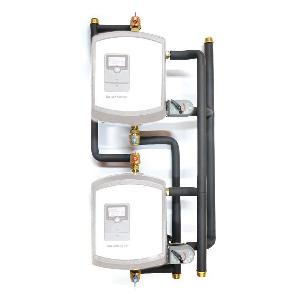 Kit de tuyauterie en cascade Solarbayer pour 2 stations FRIWA 25/45, 230702100