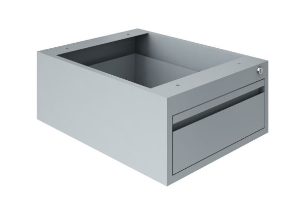 Blocs d'accrochage pour tiroirs SOFAME, 1 tiroir H150 mm, gris clair RAL 7035, W010090096GC