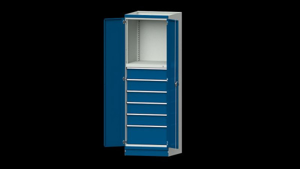 Établis ANKE armoire de base système d'armoire modulaire, série 760 V, modèle 4003, 715 x 720 x 2200 mm, RAL 7035/5010, 631.074