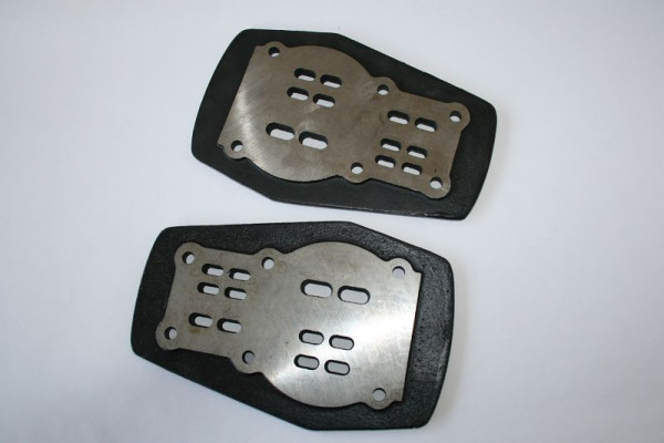 Plaques de soupape ELMAG (2 parties) pour PL 600 (GS 35/K25) - sans joints ni plaques, 9101621