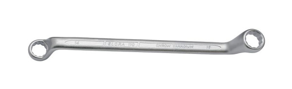 Clé à anneau double ELORA DIN 838, 110, métrique, taille: 17x19 mm, 0110017191000