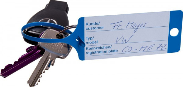 Porte-clés Eichner, bleu, UE : 100 pièces, 9208-00647