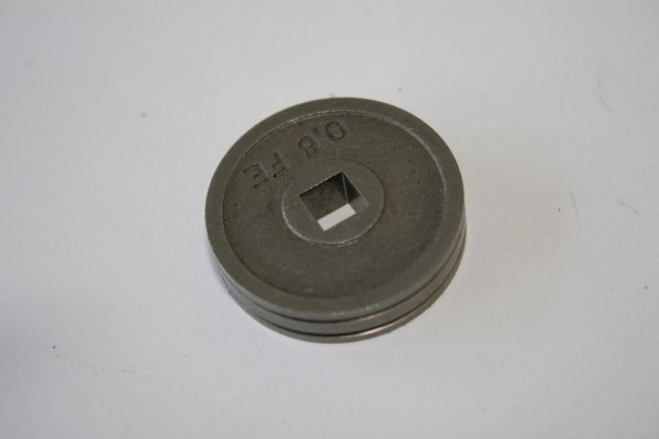 Rouleau d'alimentation ELMAG 0, 6/0,8 mm (Ø extérieur 30 mm, largeur 70 mm, montage carré 6 mm), pour EUROMIG 160 (CEMONT), 9504416