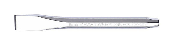 Burin plat Kraftwerk 12 mm x 130 mm octogonal, entièrement poli, 3365-12