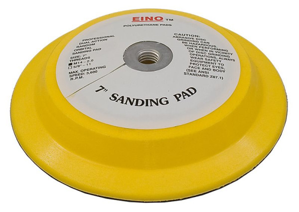 Disque abrasif ELMAG Ø 203 mm, non perforé, Velcro/Velcro, support M 14x2, 44856