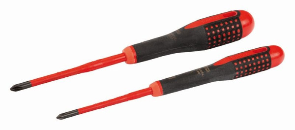 Jeu de tournevis Bahco Ergo™ SLIM, isolés, 2 pièces, BE-9891SL