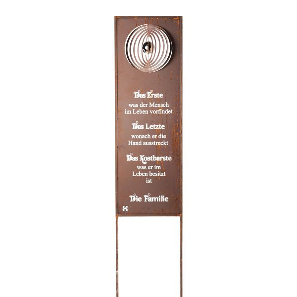 Panneau de jardin rouille HOME DELUXE FAMILY, 6399
