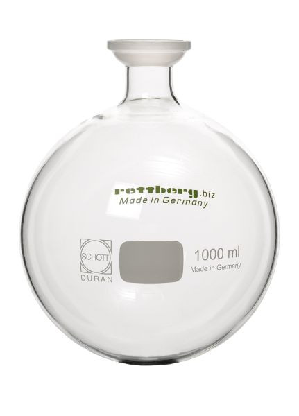 Ballon de réception Rettberg, 250 ml, rond, bol rodé KS 35, revêtu, 107000118