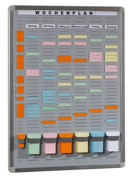 Cartes système Eichner T-Card, gris clair, colonnes : 6+1, 35 compartiments, 9089-00009