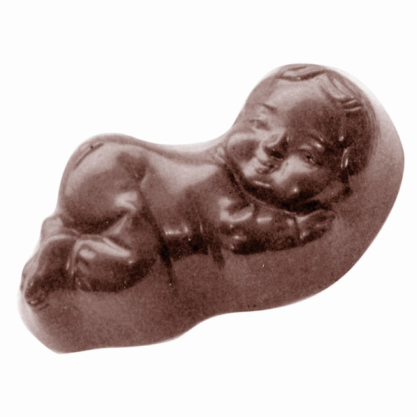 Moule à chocolat Schneider 275x135 mm, 61x31x19mm, bébé couché, 421457