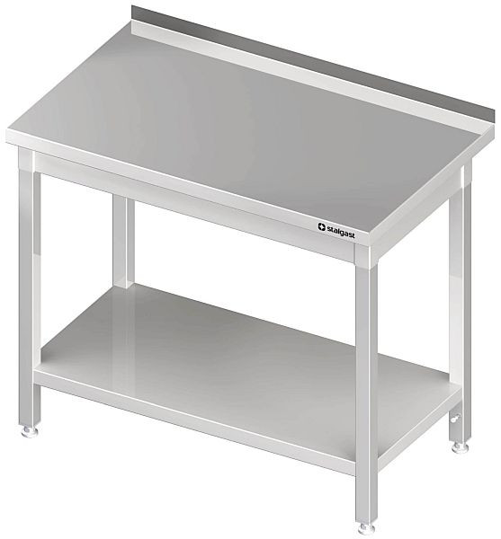Table de travail Stalgast avec base, 400x700x850 mm, sans dosseret, soudée, VAT04702