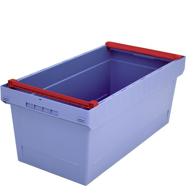 BITO conteneur réutilisable MB couvercle/barre/skid /MBB84321 800x400x323 bleu pigeon, barre, C0402-0023