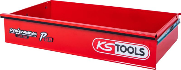 Tiroir KS Tools avec logo et guidage à billes pour chariot d'atelier P25, 755x398x154 mm, 873.3008-R003P