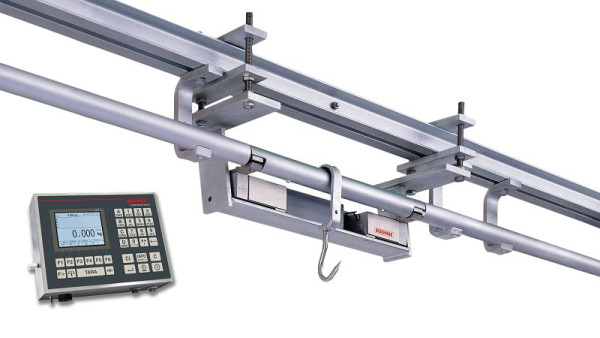 Balance ferroviaire suspendue Soehnle étalonnable, charge maximale : 300 kg, cellule de pesée en aluminium, 600 mm, 7622.60.001