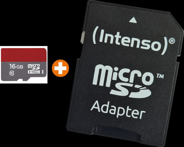 Carte mémoire micro SDHC Berger & Schröter 8 Go, classe 10, avec adaptateur SD, 31651